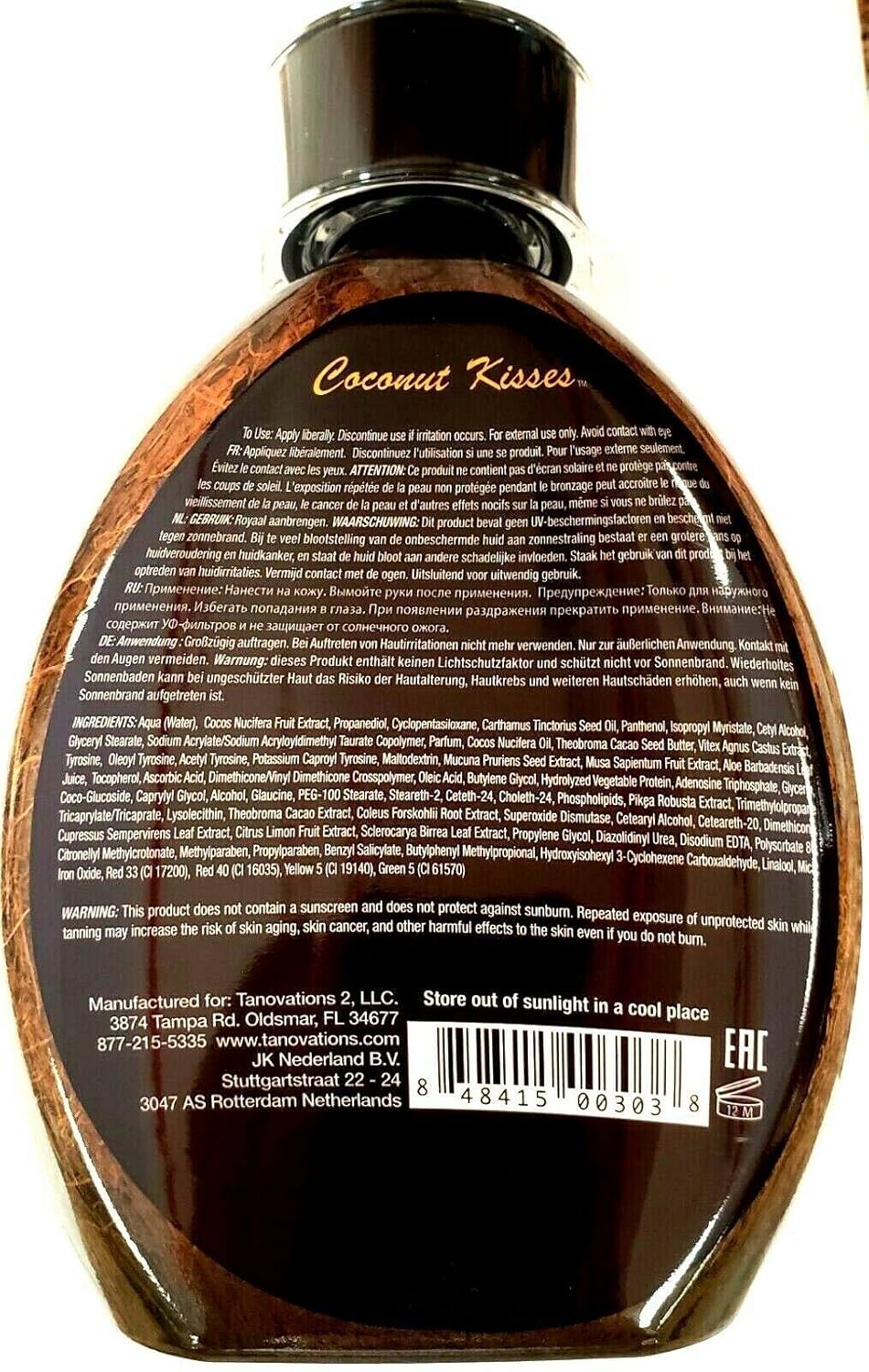 Ed Hardy Coconut Kisses Golden Tanning Lotion, 13.5 oz : Tanning Oils : Beauty