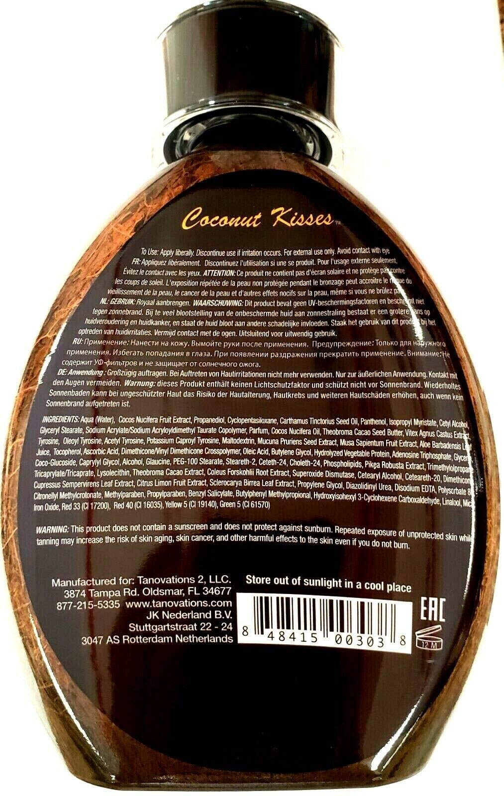 Ed Hardy Coconut Kisses Golden Tanning Lotion, 13.5 oz Buy Online in