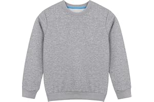 Juephe Kids Cotton Fashion Sweatshirts for Boys Girls Toddlers Long Sleeve medium-weight Pullover Tops Clothes for Age 2-14