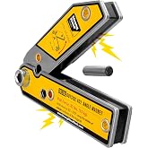 Strong Hand Tools MLA600 Adjustable Angle Magnetic Welding Square, Inside/Outside Magnets, Angle Setting Pin, Magnetic Pull Force 33 Lbs, Welding Square, 30&deg;-270&deg; Angle, 6" Size