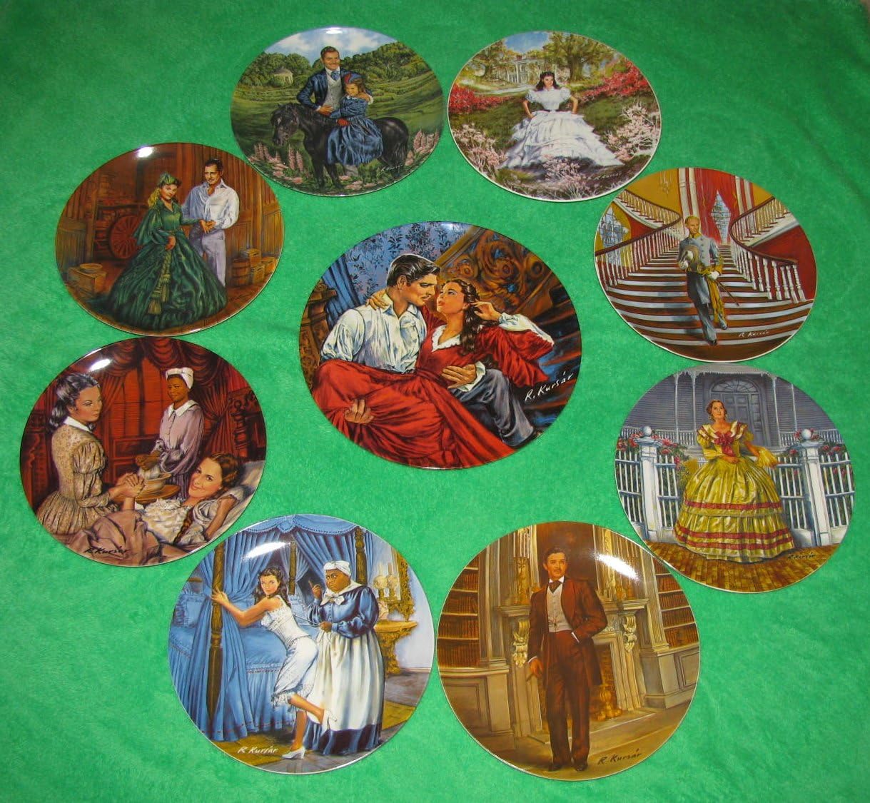 Gone with the Wind Collection, Complete Knowles 9 Plate Set Amazon.co