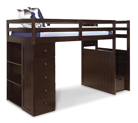 Canwood Mountaineer Loft Bed With Storage Tower And Built In