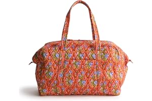 Vera Bradley Women's Miramar Weekender Travel Bag - Premium Cotton