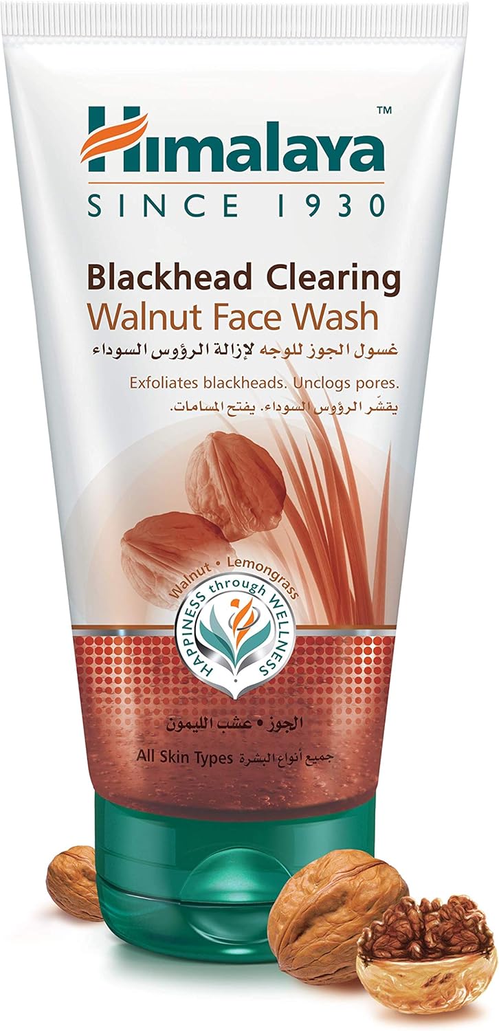 Himalaya Blackhead Clearing Walnut Face Wash Gel 150 ml Amazon.co.uk