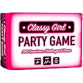 Classy Girl Girls Night Party Game for Adults - Hilarious Questions, Dares & Challenges for Bachelorette, Birthday, Ladies Nights, College and Sorority Parties