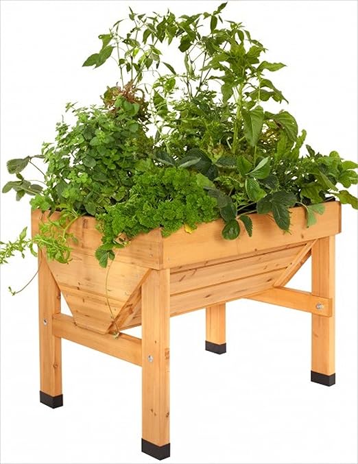 vegtrug (Madera Bancal/Planta trog para balcón y Terraza, apto ...