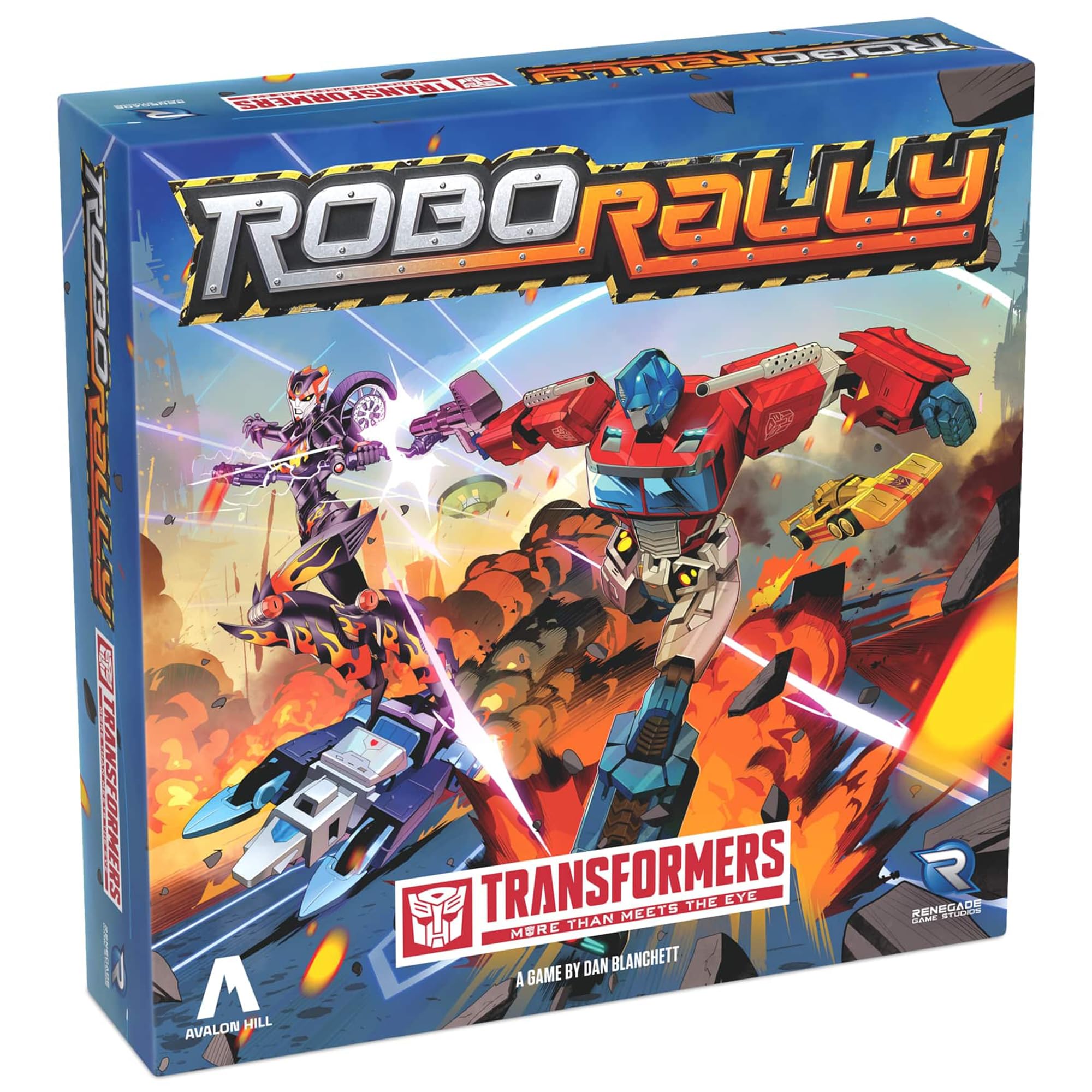 Renegade Game Studios | Robo Rally Transformers | Race & Strategy Game | 2 Players | 45-90 Minutes