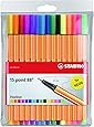 Stabilo Point 88 Wallet, 15-Color Set - 15-Color Wallet Set
