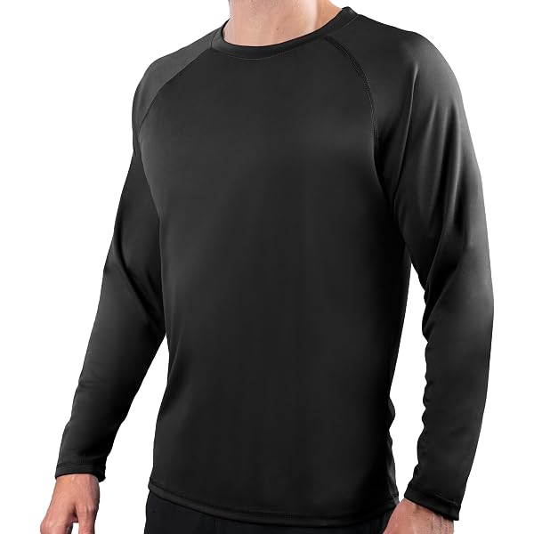 Catalina Men's Long Sleeve Rash Guard Shirt - UPF Sun Protection Swim & Surf Shirt