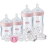 NUK Simply Natural Bottles with SafeTemp, Gift Set, 0+ Months