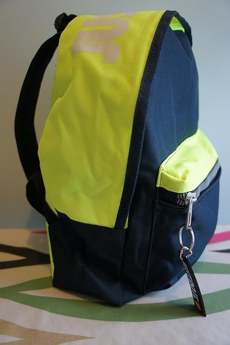 Nike Small Just do it rucksack backpack BA4606 Dark blue / Yellow: Amazon.co.uk: Sports & Outdoors
