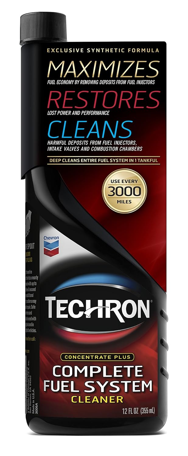 2 pack Chevron Techron Concentrate Plus Fuel System Cleaner 12 oz,new