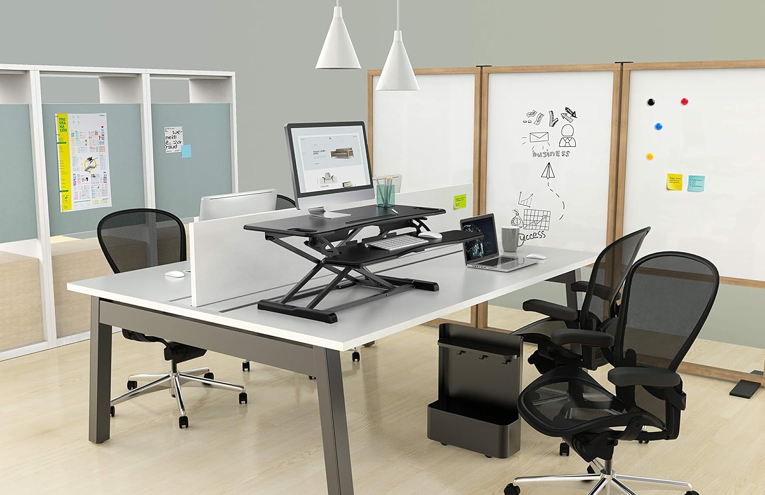 PUTORSEN® Standing Desk Height Adjustable Sit Stand Desk Converter