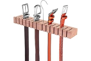 Belt Organizer for Closet - Belt Hanger for Closet - Belt Rack & Belt Storage - Belt Holder for Closet - Gifts for Dad