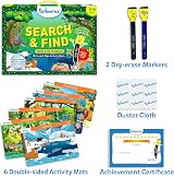 Skillmatics Search and Find Reusable Activity Mats World of Animals Preschool view 2