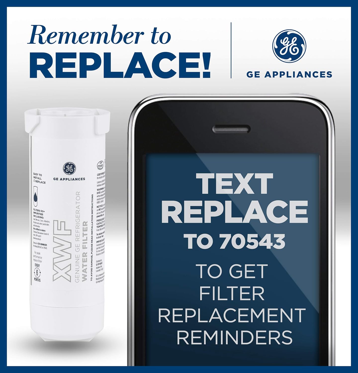 General Electric Co GE XWF Refrigerator Water Filter: Home Improvement