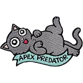 Kolorspun Apex Predator Cat Patch - Hook and Loop Tactical Morale Patch