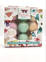Puckator Set 9 Small Floral Scented Bath Bombs Almond Oil Vegan Cruelty Free view 4