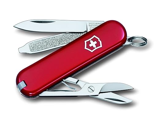 title=Victorinox, Coltellino svizzero multifunzione classico, Rosso