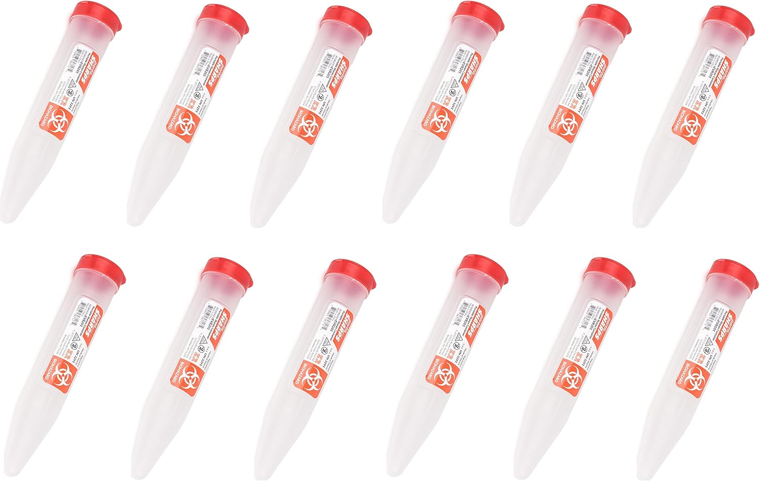 Ever Ready First Aid Porta Sharps Transportable Sharps Container with Locking Mechanism (12 Pack): Home Improvement