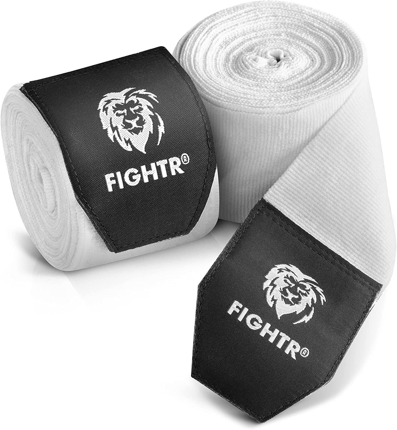 FIGHTR® Premium Boxing Hand Wraps for max. stability and protection | 4m semi elastic Boxing Gloves with thumb loop for Boxing, MMA, Mauy Thai - Bandage