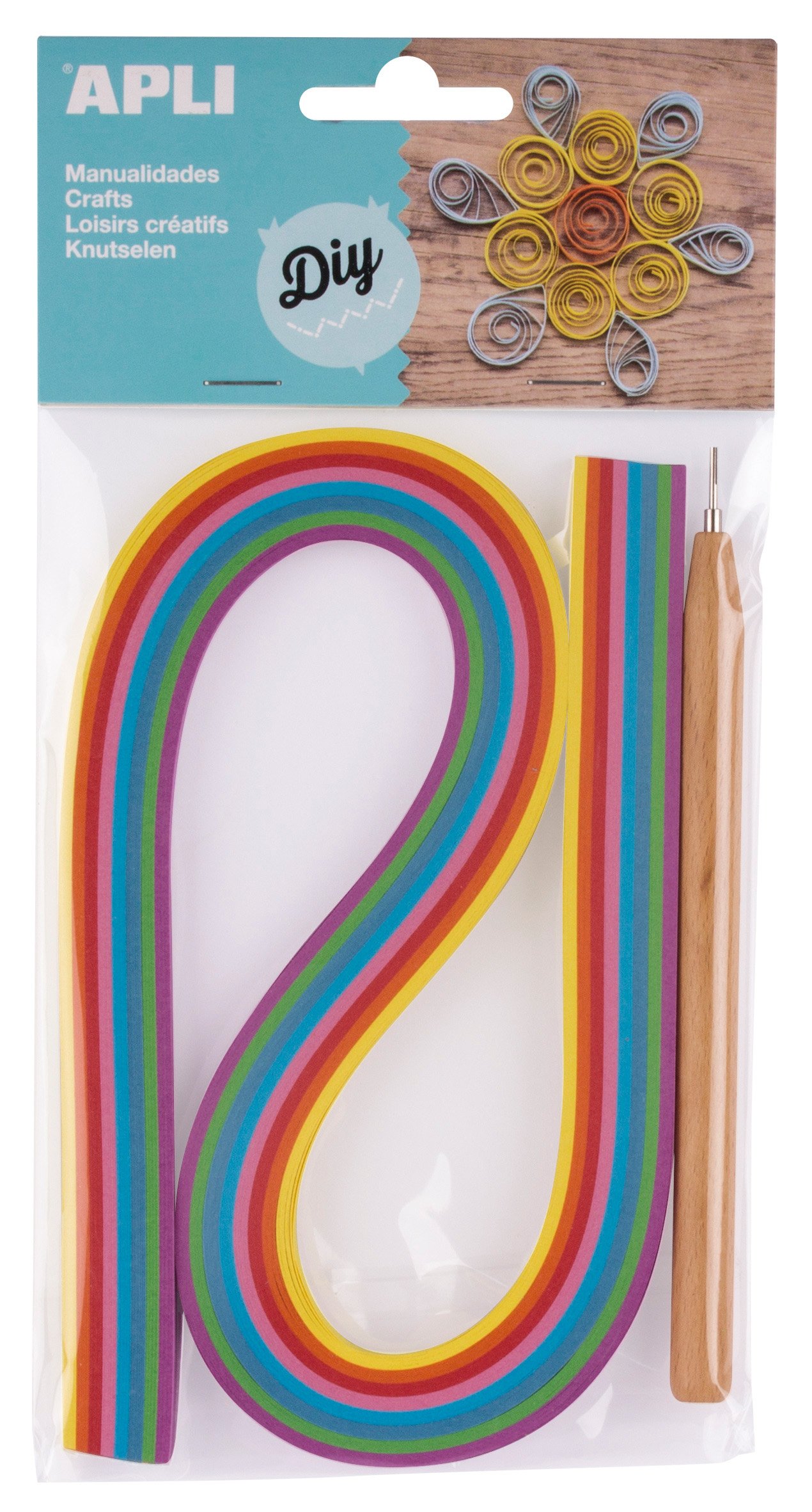 APLI Quilling Kit Assorted Shades + Tool