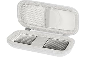 STUKCAZE Heart Rate Monitor Case KardiaMobile EKG Monitor 1L 6L, Portable Hard EVA Kardia Mobile Case with Climbing Clip, Protective KardiaMobile EKG Organizer