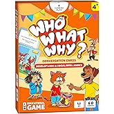 Who What Why Conversation Cards for Kids – Learning Game for Social Skills, Emotional Intelligence & Critical Thinking – Speech Therapy Resources, Sequencing Game & Articulation Materials, Ages 4+