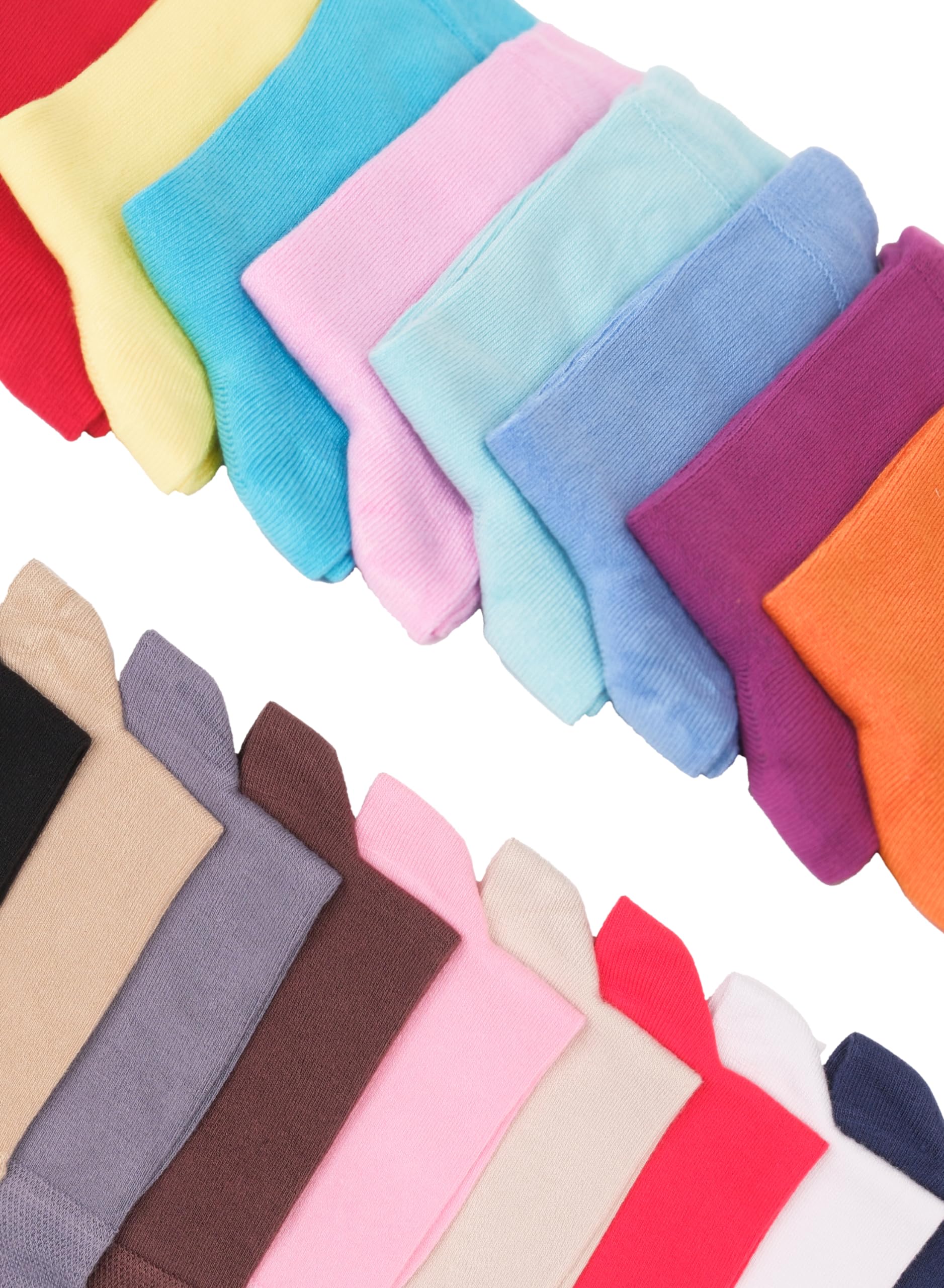 Hugh Ugoli Womens Rayon Derived from Bamboo Dress Socks, Extremely Soft, Thin, Crew Socks for Business Trouser Casual