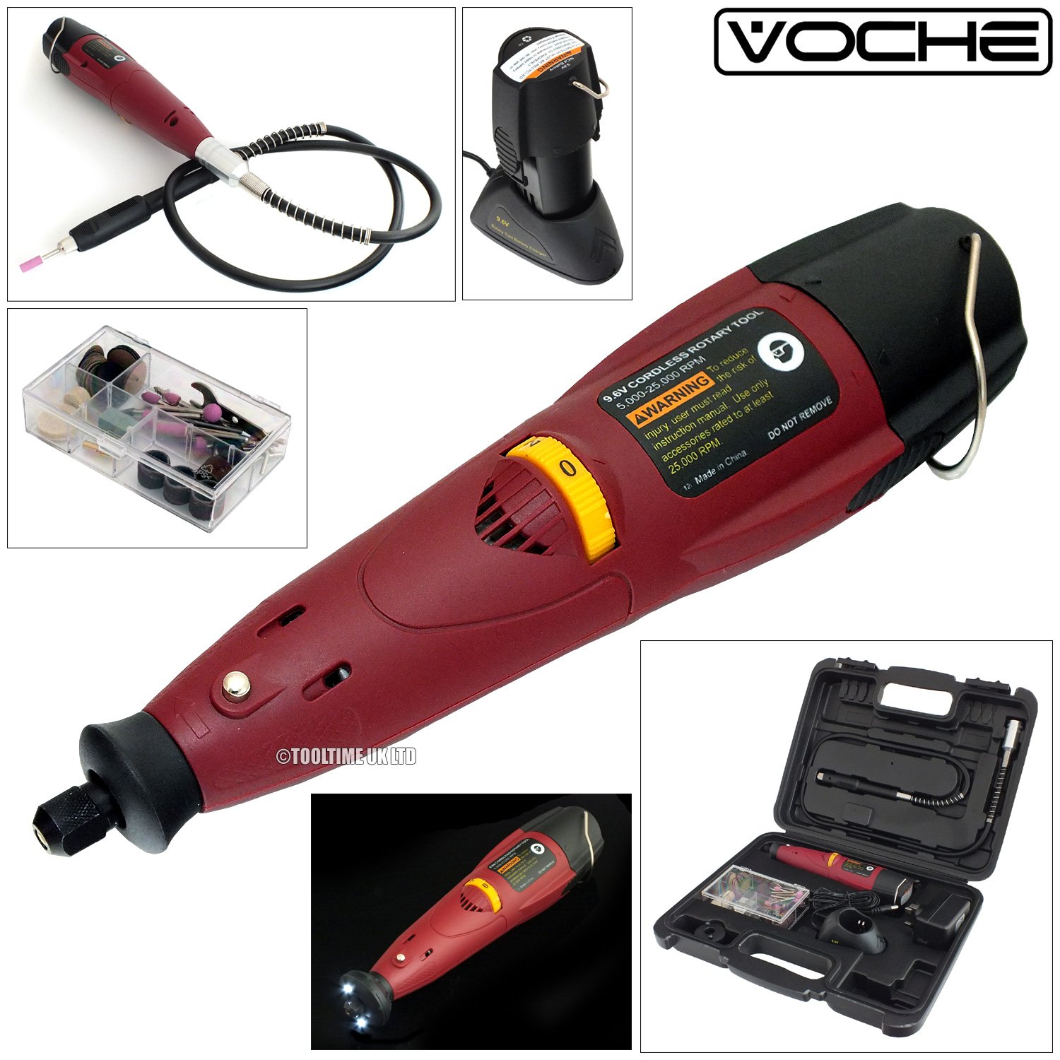Voche® Cordless Rechargeable Variable Speed Mini Rotary Hobby Drill