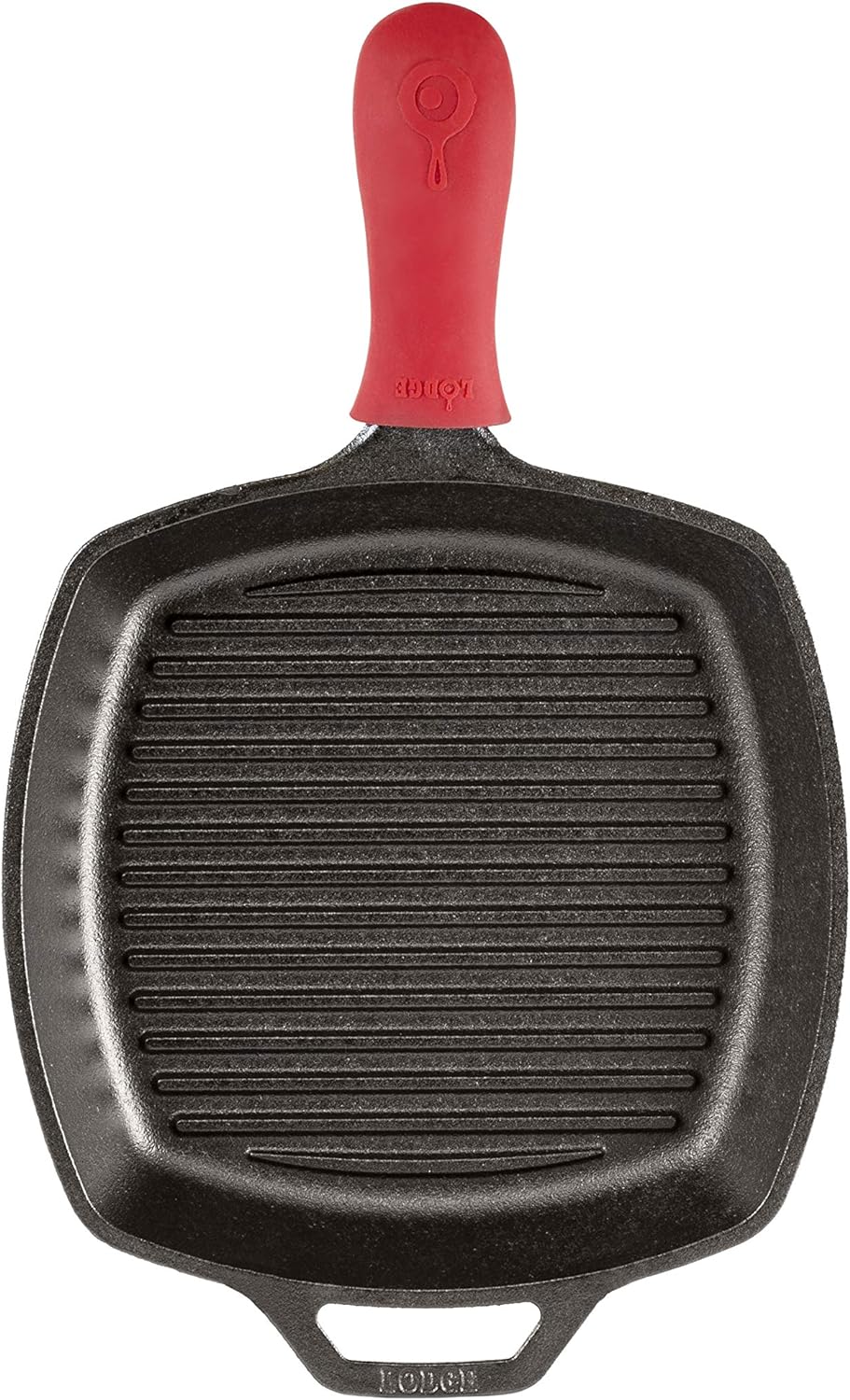 Lodge Manufacturing Company Lodge Cast Iron 10.5-inch Square Grill Pan, Black: Kitchen & Dining