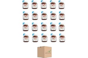 SNACKIVORE Mini Chocolate Hazelnut Spread Cups, 20 Pack of 0.52oz Single Serve