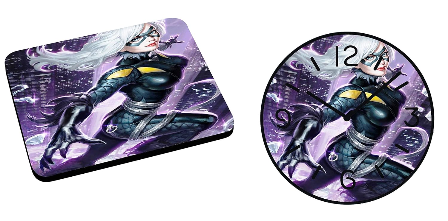 Amazon In Buy Anni69 White Hair Girl With Black Leather Dress