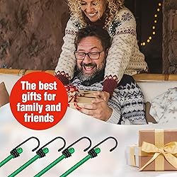 WORKPRO 24 Inch Bungee Cord with Hooks, 4 Pack
