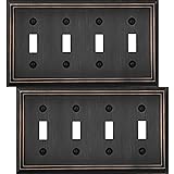 OKAWYC Quadruple Toggle Light Switch Cover Adler