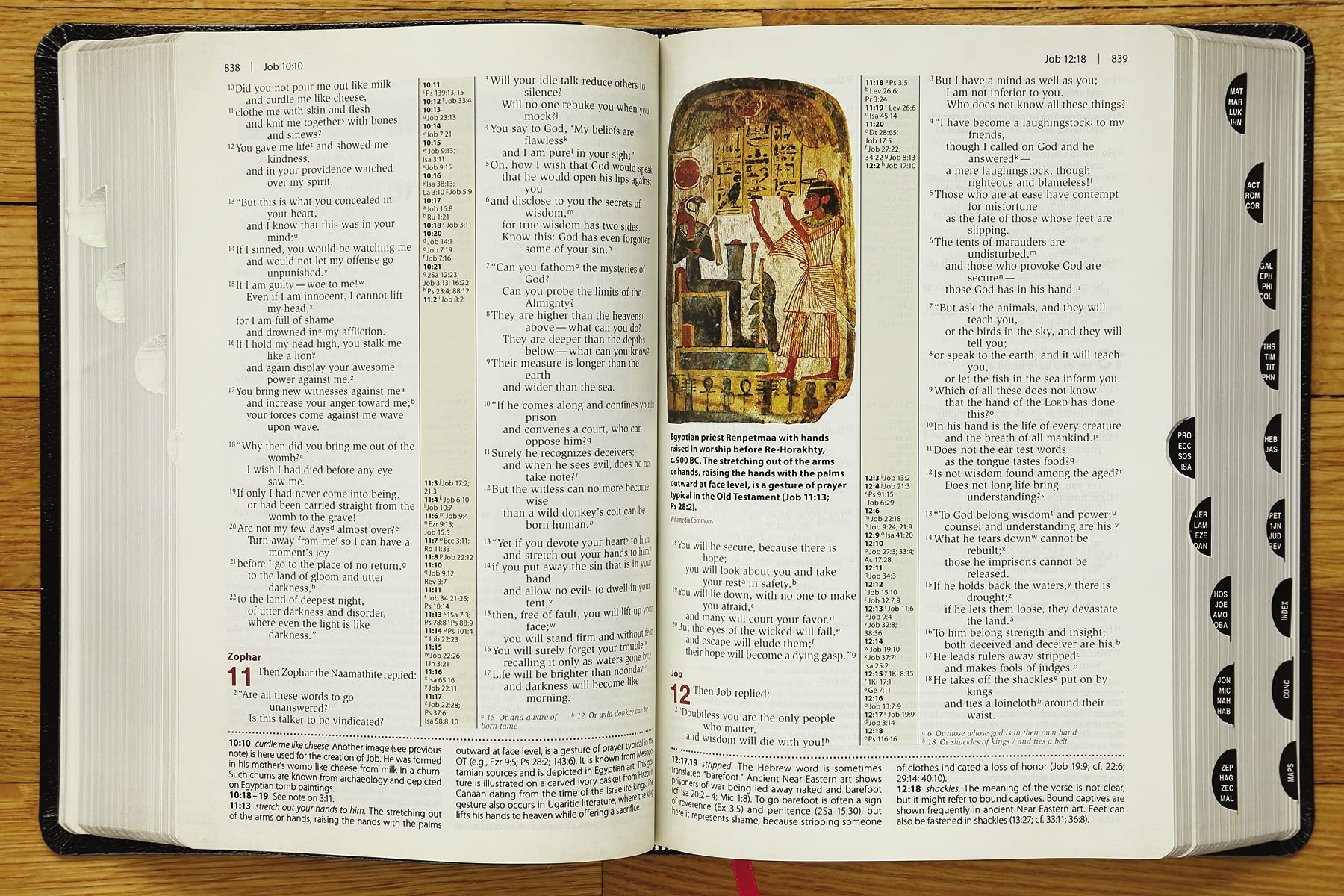 NIV, Cultural Backgrounds Study Bible (Context Changes Everything), Bonded Leather, Black, Red Letter, Thumb Indexed: Bringing to Life the Ancient World of Scripture
