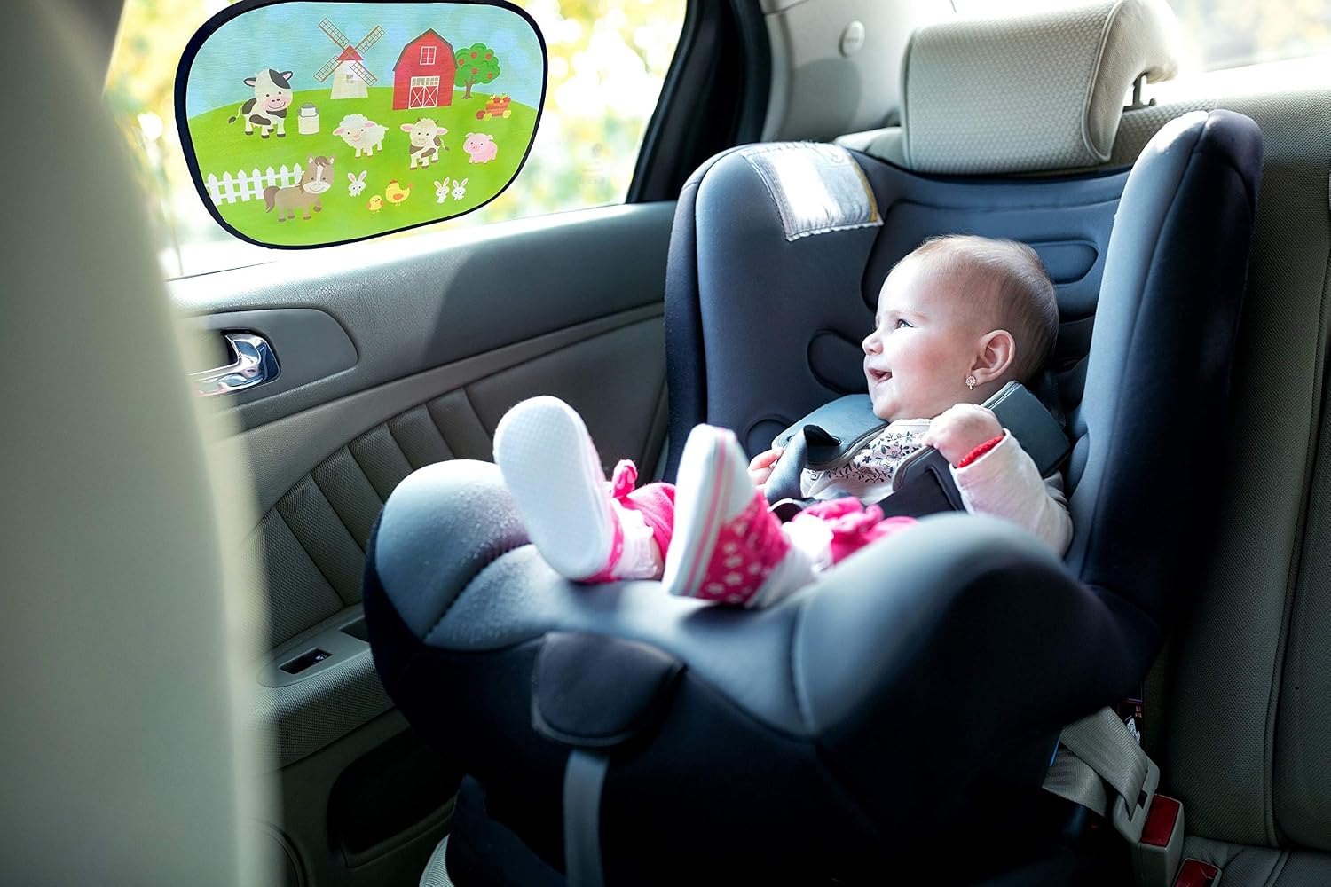 Parasole Per Auto Per Bambini, Isolamento Termico/UV Estremamente Scuro - 11