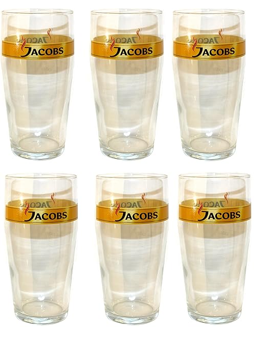 Jacobs 6er Set Krönung Latte Macchiato Gläser 400ml
