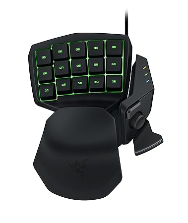 Razer Tartarus Chroma Expert RGB Gaming Keypad with 25 Programmable Keys Including an 8-way Thumb-pad (Refurbished)