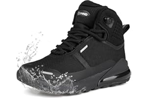 CENNID Kids Waterproof Hiking Boots Toddler Girls Boys Outdoor Ankle Boots Comfortable Lace-up Trekking Walking Shoes