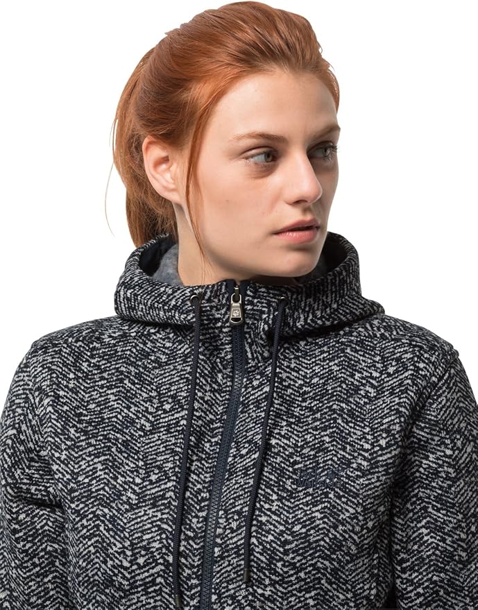 Jack Wolfskin 狼爪 Belleville  女式连帽抓绒夹克 S码2.2折.4 海淘转运到手约￥273