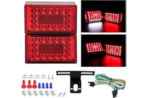 Serlainxin - Boat Trailer Lights Kit 6 Inch LED Submersible Trailer Lights 6 x 3-1/2 Inch Rectangular LED Lights 12V IP68 Wat