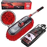 Car Duster Exterior Scratch Free,Soft Car Brush Kit for Truck,SUV,RV and Motorcycle,Wax Cotton Hair,Dusters with Extendable Handle,Duster for Cleaning,Dust Pollen Removing,No Lint