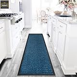 Homatz Hallway Runner Rug Blue 60x120cm Non-Slip Heavy Duty Dirt Trapper view 2