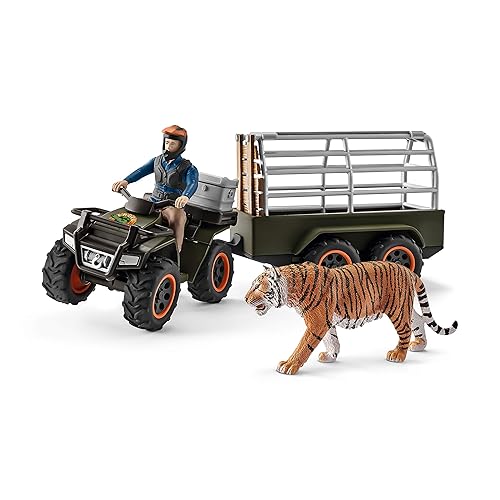 Schleich Wild Life Big Truck Animal Rescue Jungle Adventure 10pc