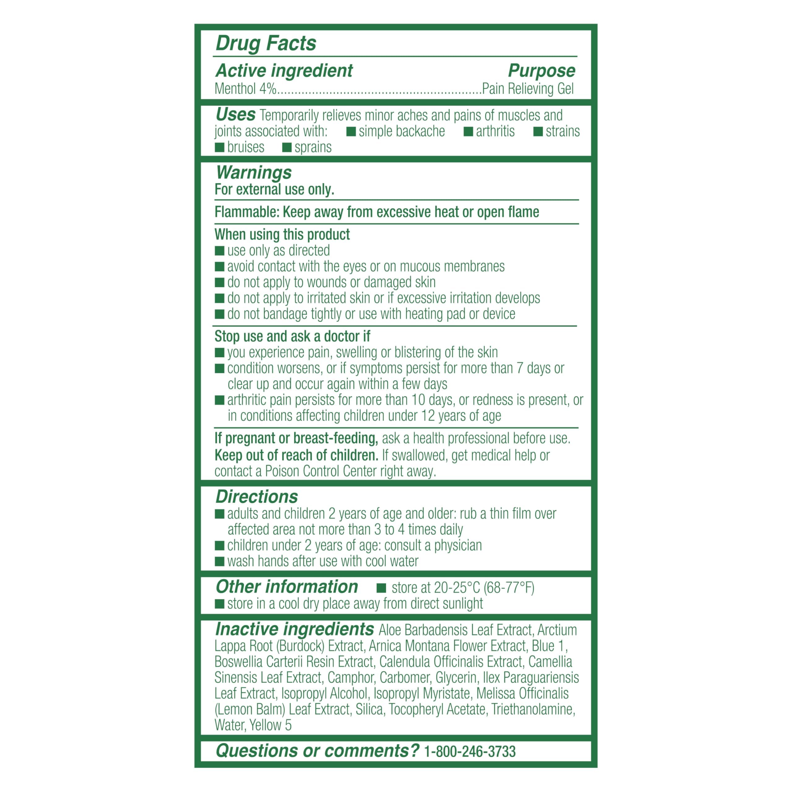 Biofreeze Pain Relief Gel, Arthritis Pain Reliver, Knee & Lower Back Pain Relief, Sore Muscle Relief, Neck Pain Relief, Pharmacist Recommended, FSA Eligible, 3 FL OZ Biofreeze Menthol Gel