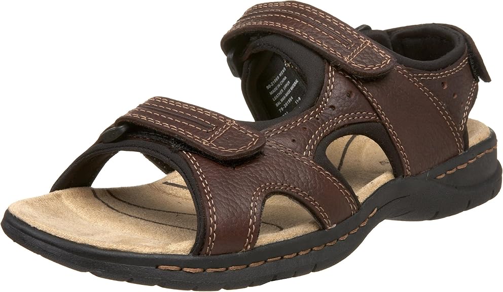 Dockers Men's Weddington Double Strap Sandal, Briar, 13 M US Sandals
