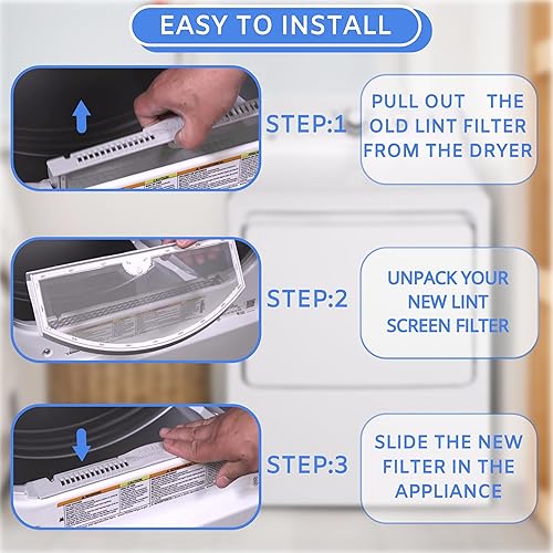 WE03X23881 Dryer Lint Screen Replacement for GE, Lint Trap Filter