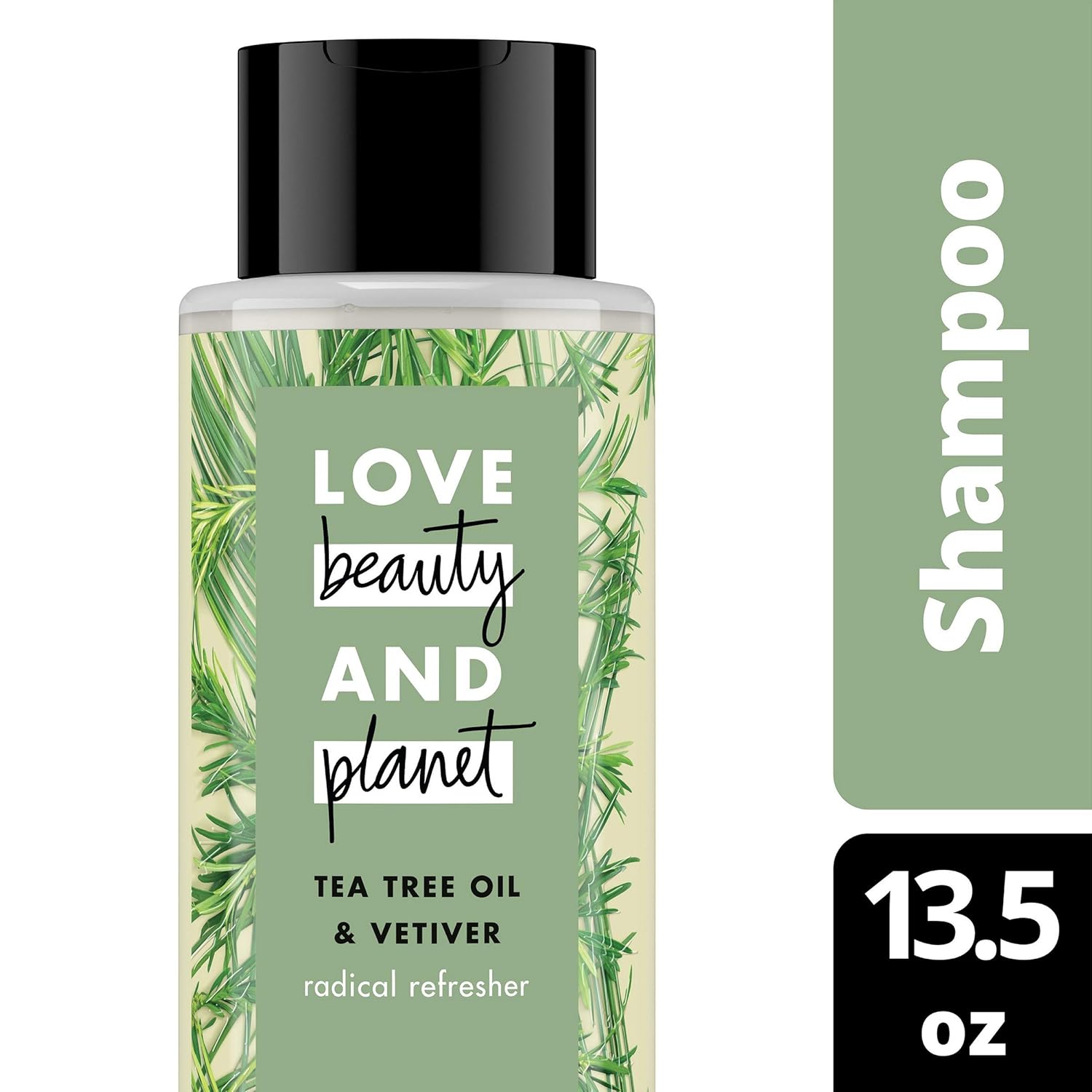 Love Beauty and Planet Radical Refreshner Tea Tree Oil & Vetiver Clarifying Shampoo 13.5 oz