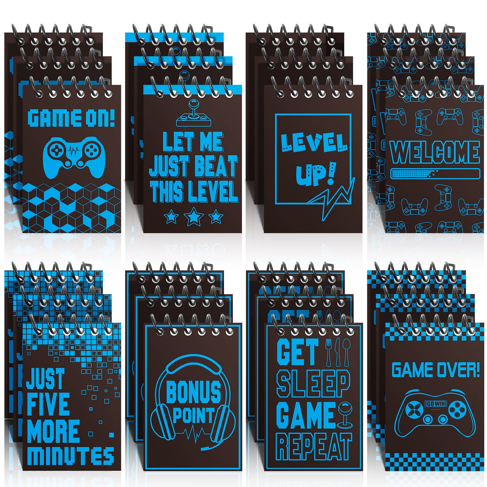 Game Note Book Mua Epakh 24 Pieces Gaming Mini Notepads Video Game Notebooks Gamer ...